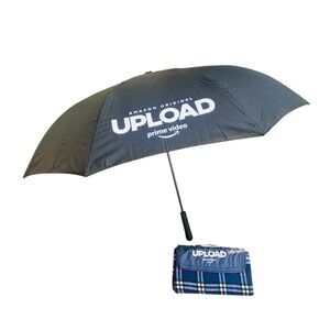 Outdoor Roll up Waterproof Picnic Blanket & Umbrella Upload Amazon Prime READ
